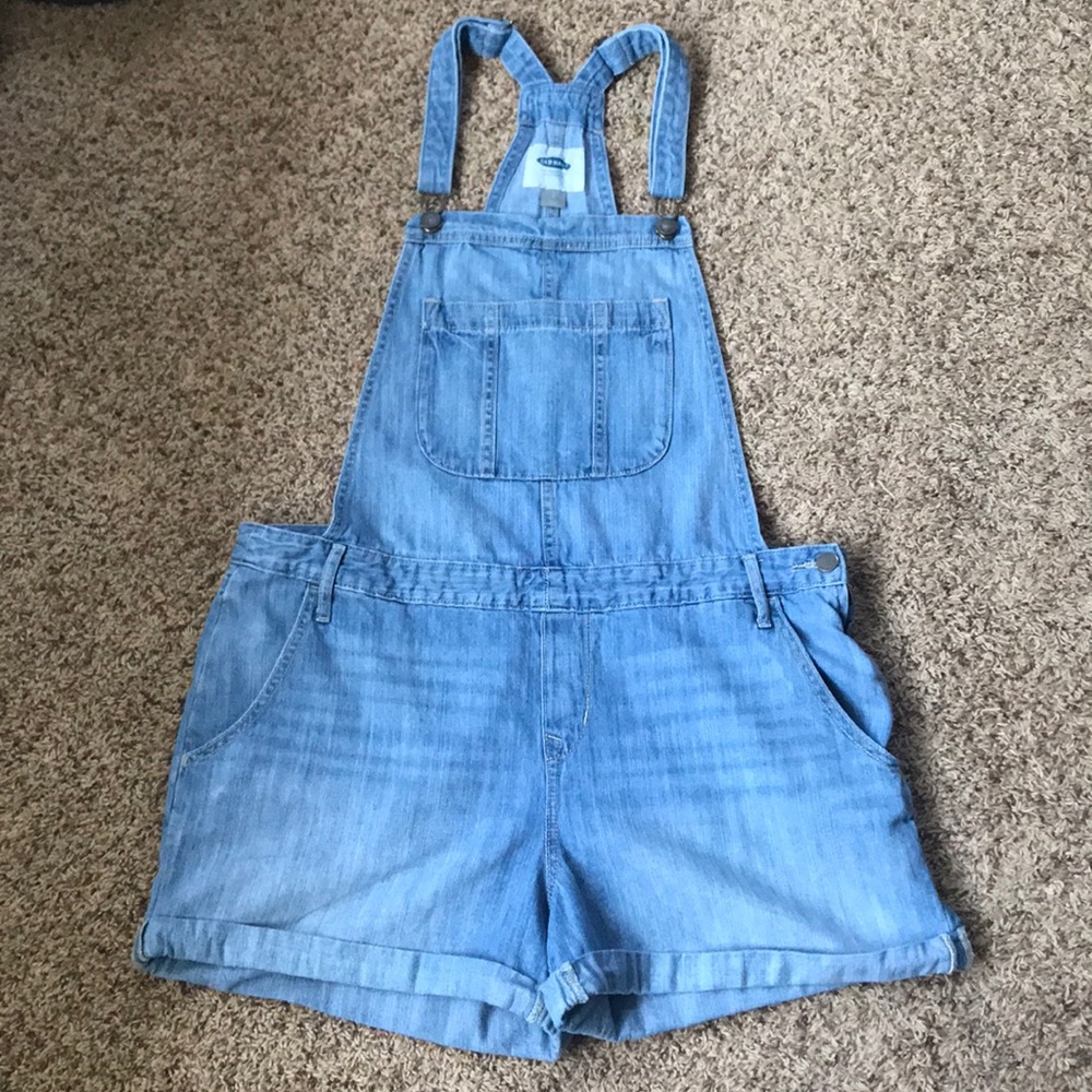Overall jeans short size L
